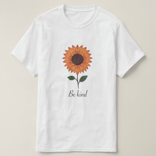 「親切開花」のTシャツ Tシャツ (デザイン正面)