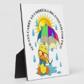 親切額 フォトプラーク (側面)