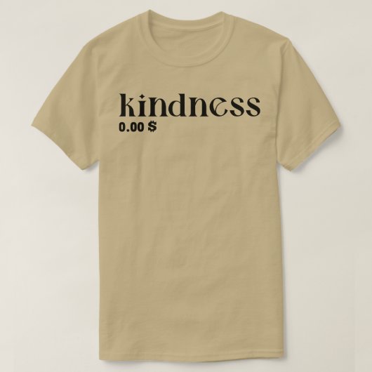 親切000ドル1 Tシャツ (デザイン正面)