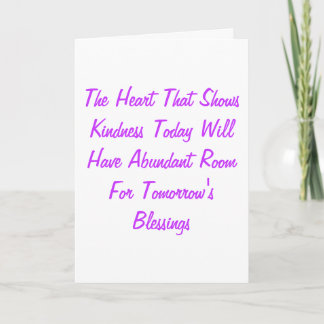 親切 サンキューカード