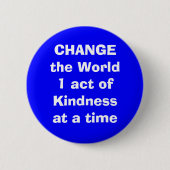 親切 缶バッジ (正面)