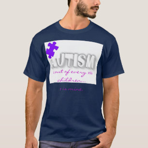 親原稿のための自閉症のパズルの部分 Tシャツ