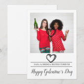 親友たちとガレンタインズデー シーズンカード (正面/裏面)