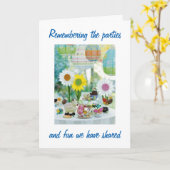 親友との相互誕生日最高の カード (黄色い花)