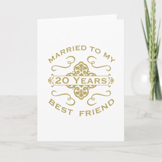 親友と結婚して20年 カード (正面)