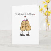 親友についてのナット カード (黄色い花)