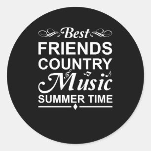 親友のカントリーミュージックの夏時間 ラウンドシール