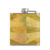 親友のコラージュの単語の切り出しのヴィンテージの蝶 フラスク (裏面)