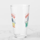 親友のスケルトンで美味しいビールをおもしろい飲む タンブラーグラス (左)