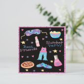 親友のスランバー・パーティーのSleepover 招待状 (スタンド正面)