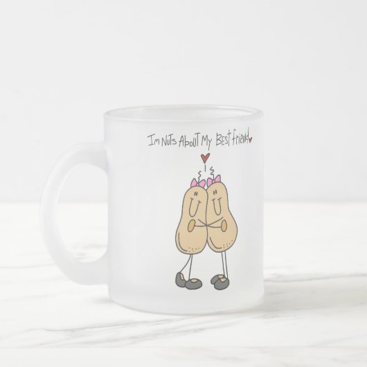 親友のマグについてのナット フロストグラスマグカップ (左)