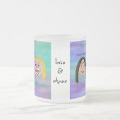 親友のマグ フロストグラスマグカップ (中央)