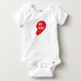 親友の一致犬およびベビー ベビーボディスーツ