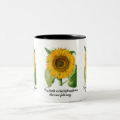 親友の友情のインスピレーションのギフトのマグのコップ ツートーンマグカップ (中央)