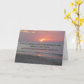 親友の挨拶状 カード (黄色い花)