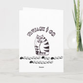 親友の挨拶状 カード (裏面)