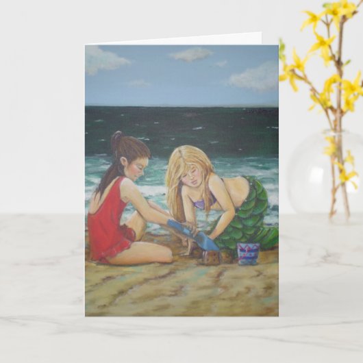 親友の挨拶状 カード (黄色い花)