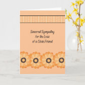 親友の見舞いカード カード (黄色い花)