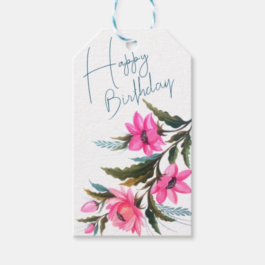 親友の誕生日メッセージ ギフトタグ (正面)