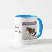 親友の馬のマグ マグカップ (正面右)