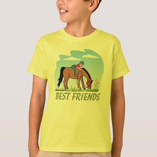 親友の馬のTシャツ Tシャツ (正面)