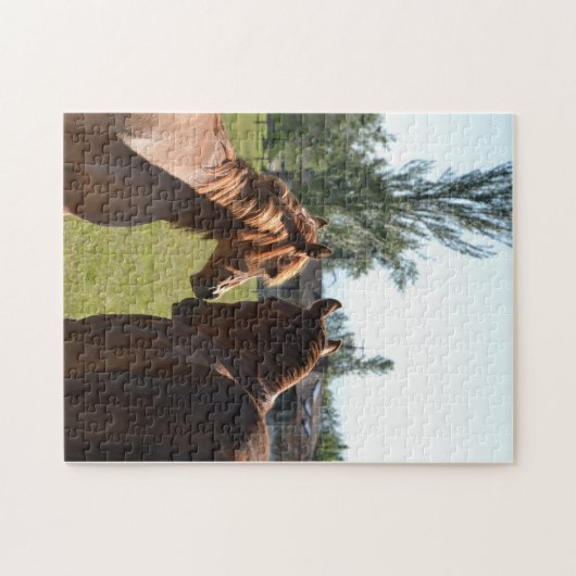 親友の馬 ジグソーパズル (横)