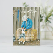 親友の~のカウボーイ及びオーストラリアの羊飼い 出欠カード (スタンド正面)