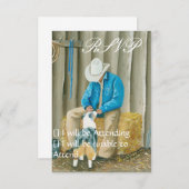 親友の~のカウボーイ及びオーストラリアの羊飼い 出欠カード (正面/裏面)