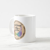 親友はブラジャーの贈り物のようカスタムだ コーヒーマグカップ (正面左)