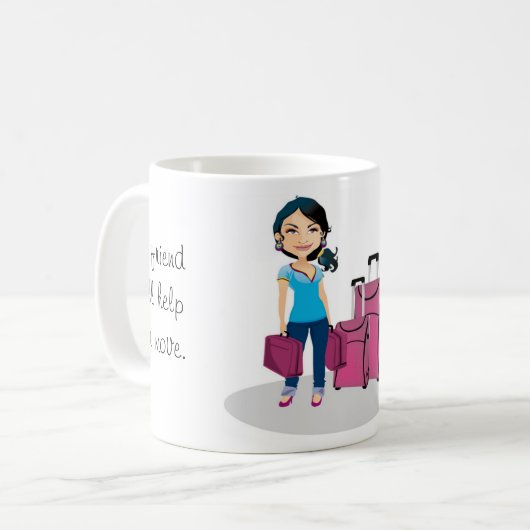 親友は体を隠すのを救済します コーヒーマグカップ (正面左)