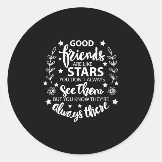 親友は星に似ている ラウンドシール (正面)