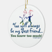 親友は知っています セラミックオーナメント (左)