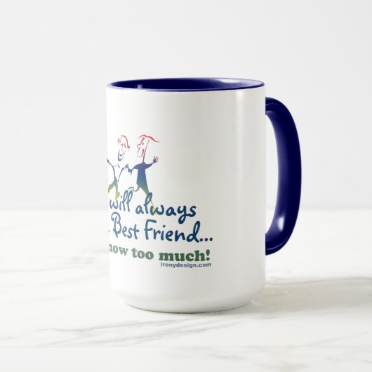親友は知っています マグカップ (正面右)