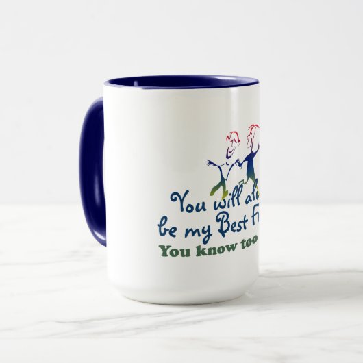 親友は知っています マグカップ (正面左)