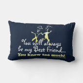 親友は知っています ランバークッション (裏面)