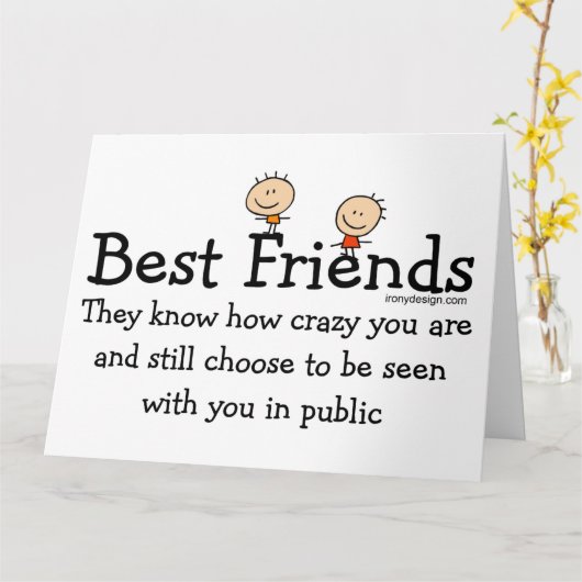 親友カード カード (黄色い花)