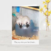 親友1 カード (黄色い花)