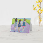 親友 カード (黄色い花)