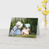 親友 カード (黄色い花)