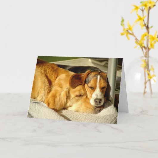 "親友"カード カード (黄色い花)