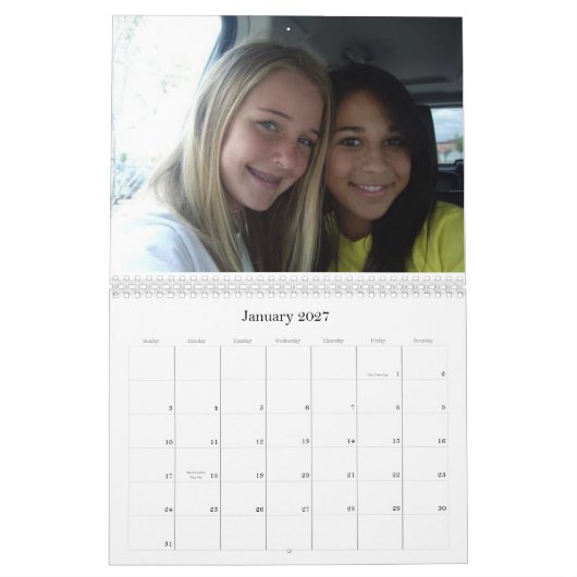 親友。 *2007* カレンダー (1月 2027)