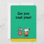 親友Maisyおよび正気でない把握手 サンキューカード (裏面)