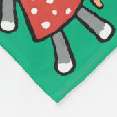 親友Maisyおよび正気でない把握手 フリースブランケット (角)