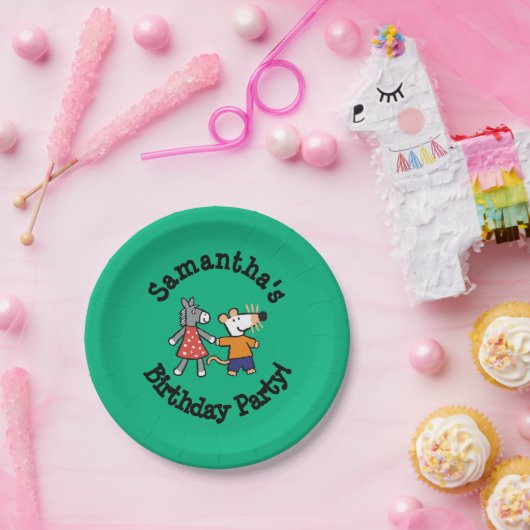 親友Maisyおよび正気でない把握手 ペーパープレート (パーティー)