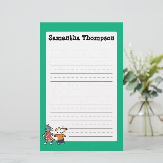 親友Maisyおよび正気でない把握手 便箋 (スタンド正面)