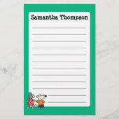 親友Maisyおよび正気でない把握手 便箋 (正面)