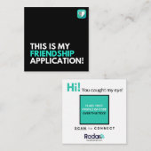 親善申請 スクエア名刺 (正面/裏面)
