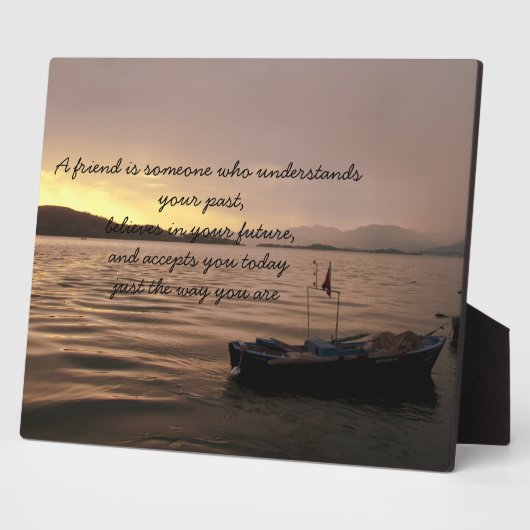 親善諺プラーク フォトプラーク (側面)