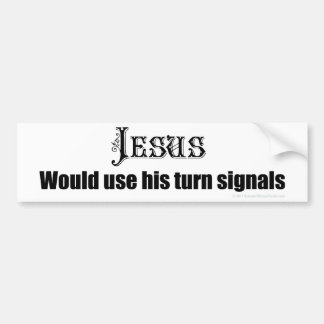 親回転はステッカーに信号を送ります バンパーステッカー