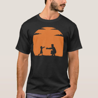 親子のシルエット Tシャツ